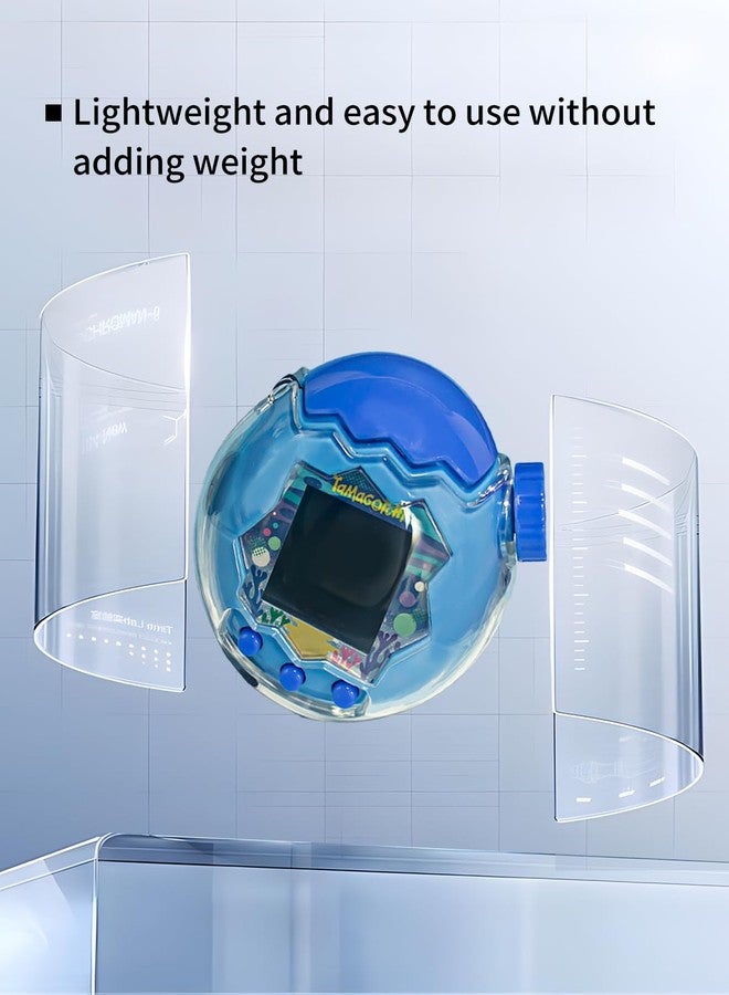 WUNIAK for Tamagotchi Connection Case Cover,WUNIAK Design Kid Friendly PC Protective Portable Scratch Shock Resistant Shell with Lanyard for Tamagotchi,Transparent - Image 5